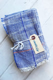 Royal Blue Khadi Napkin - Set of 6