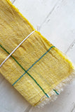 Yellow Khadi Napkins - Set of 6