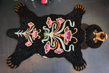 Blooming Black Bear Rug