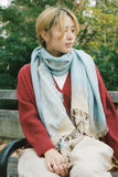 Tamaki Niime Light Blue Scarf