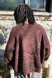 Brown CA Knit Cardigan