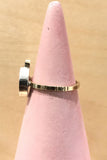 Young In The Mountains Geo Circle Ring in Lucin Variscite