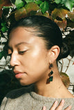 Variance Objects Iolite and Brazilian Emerald Day to Night Earring