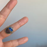 Young In The Mountains Dino Bone Selene Ring
