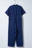 Ailuk Dark Indigo Jumpsuit