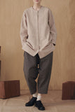 Dark Cocoa Pleated Edge Pants