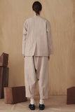MUKU Sand Pleated Edge Pants