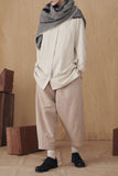 MUKU Sand Pleated Edge Pants