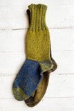 Kutsunaka Navy to Mustard Socks