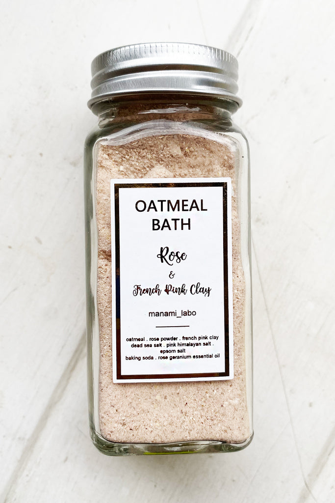 Rose + French Pink Clay Oatmeal Bath