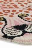 Pinky Leopard Large Rug