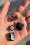 Variance Objects Iolite and Brazilian Emerald Day to Night Earring