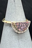 Young In The Mountains Dino Bone Selene Ring