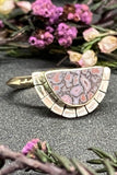 Young In The Mountains Dino Bone Selene Ring