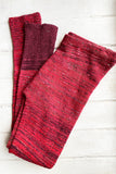 Ashinsugoi Red Knit Leggings