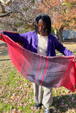 Pink and Red Roots Medium Shawl