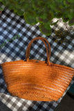 Dragon Diffusion Market Diagonal Tote Bag - Tan