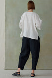 Beige Linen Top