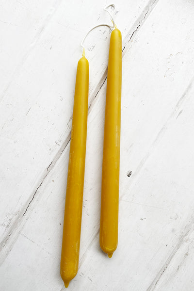 Beeswax Dipped Tapers