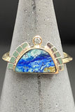 Young In The Mountains Azurite Rising Sol Ring