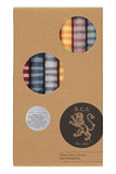 Striped Mixed Pack of all 2 Stripes Eco Dinner CandlesEco Dinner Candles
