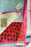 Cotton Candy Portable Kantha Quilt