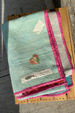 Cotton Candy Portable Kantha Quilt